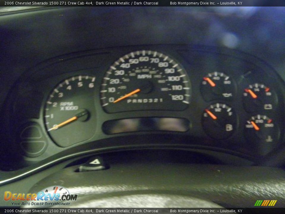 2006 Chevrolet Silverado 1500 Z71 Crew Cab 4x4 Dark Green Metallic / Dark Charcoal Photo #23