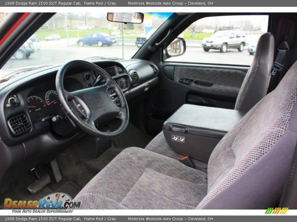 1998 Dodge Ram 1500 SS/T Regular Cab Flame Red / Gray Photo #9
