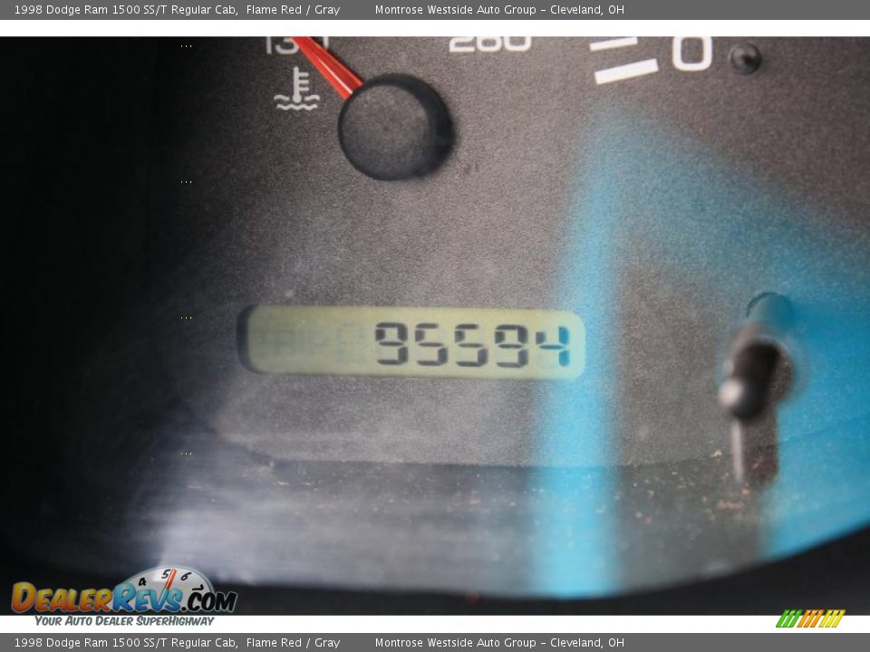 1998 Dodge Ram 1500 SS/T Regular Cab Flame Red / Gray Photo #12