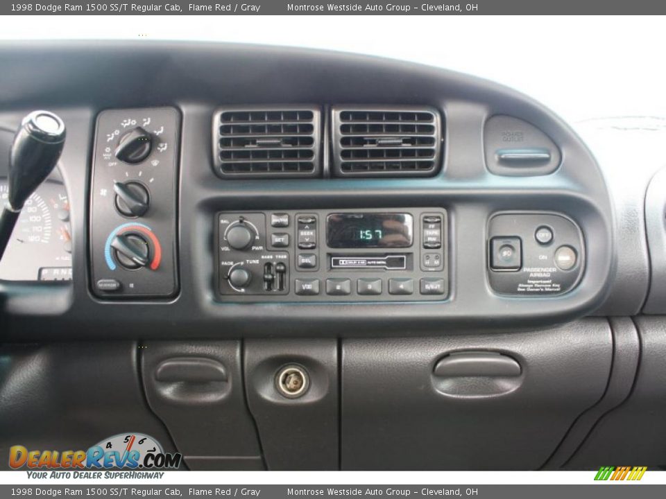 1998 Dodge Ram 1500 SS/T Regular Cab Flame Red / Gray Photo #13