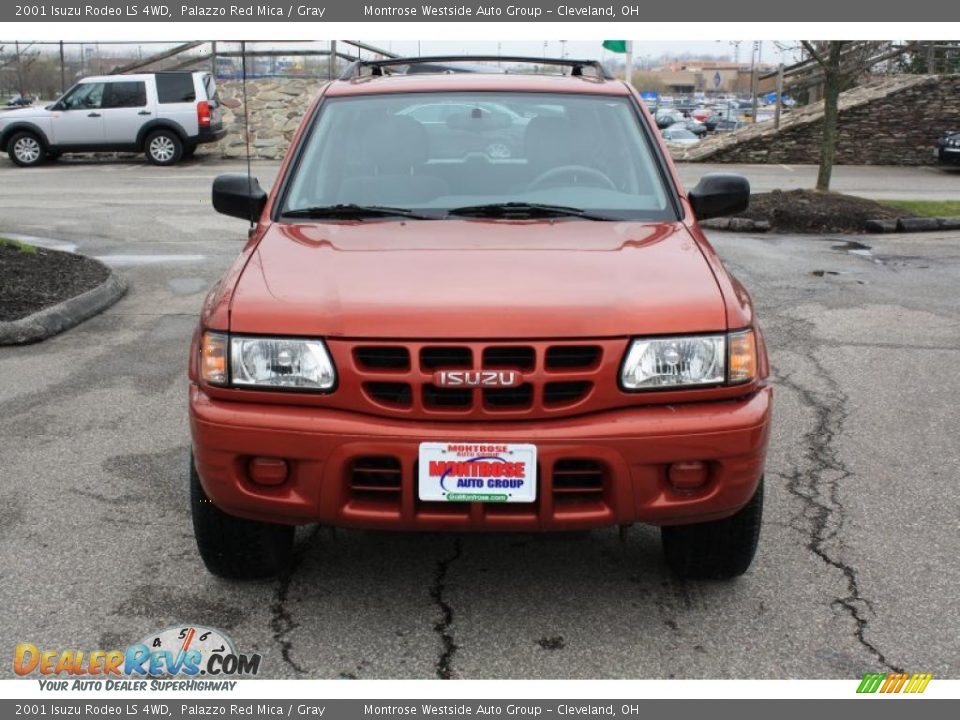 2001 Isuzu Rodeo LS 4WD Palazzo Red Mica / Gray Photo #1