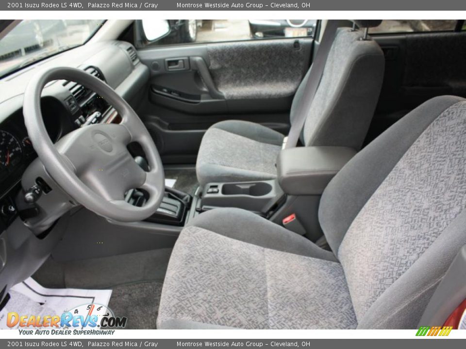 Gray Interior - 2001 Isuzu Rodeo LS 4WD Photo #9