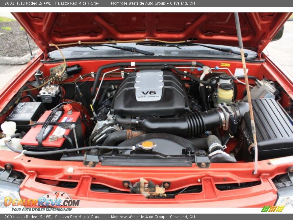2001 Isuzu Rodeo LS 4WD 3.2 Liter DOHC 24-Valve V6 Engine Photo #19