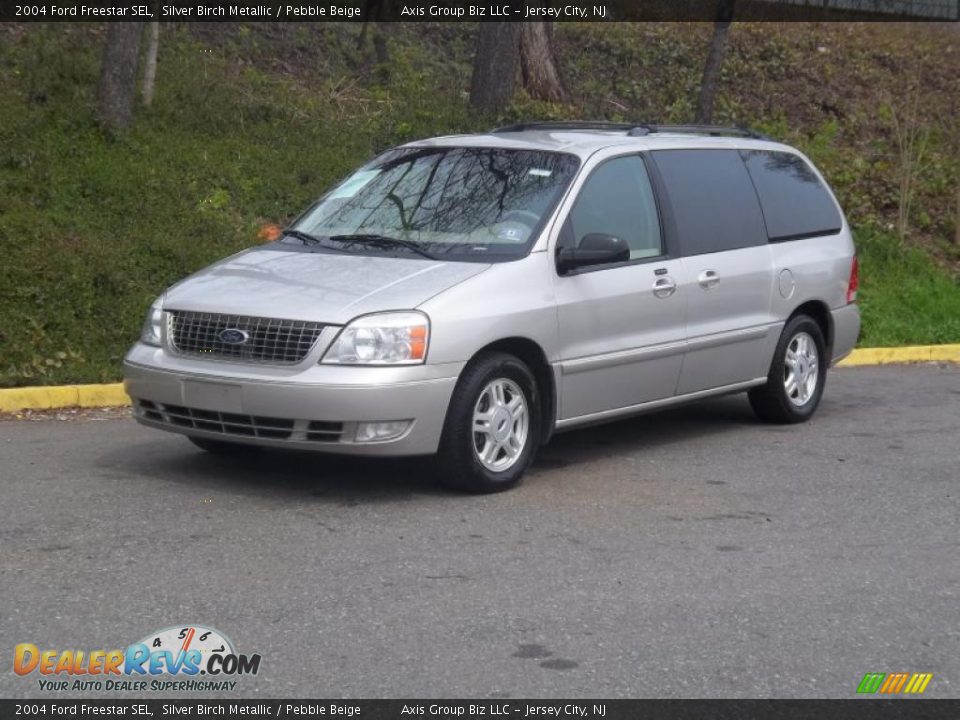 2004 Ford Freestar SEL Silver Birch Metallic / Pebble Beige Photo #1