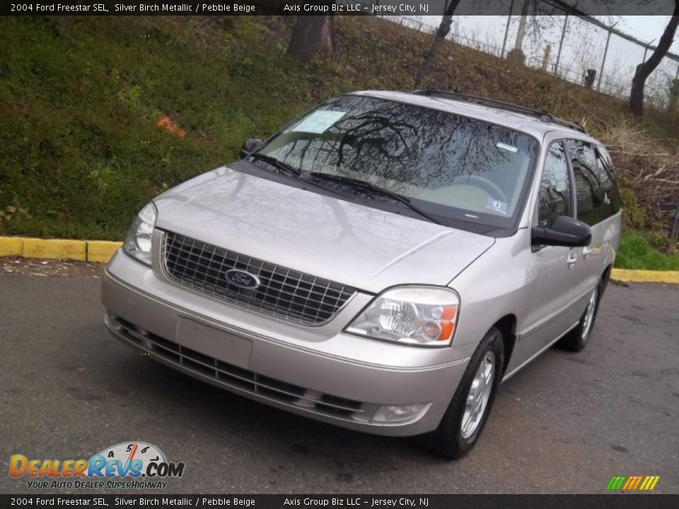 2004 Ford Freestar SEL Silver Birch Metallic / Pebble Beige Photo #5