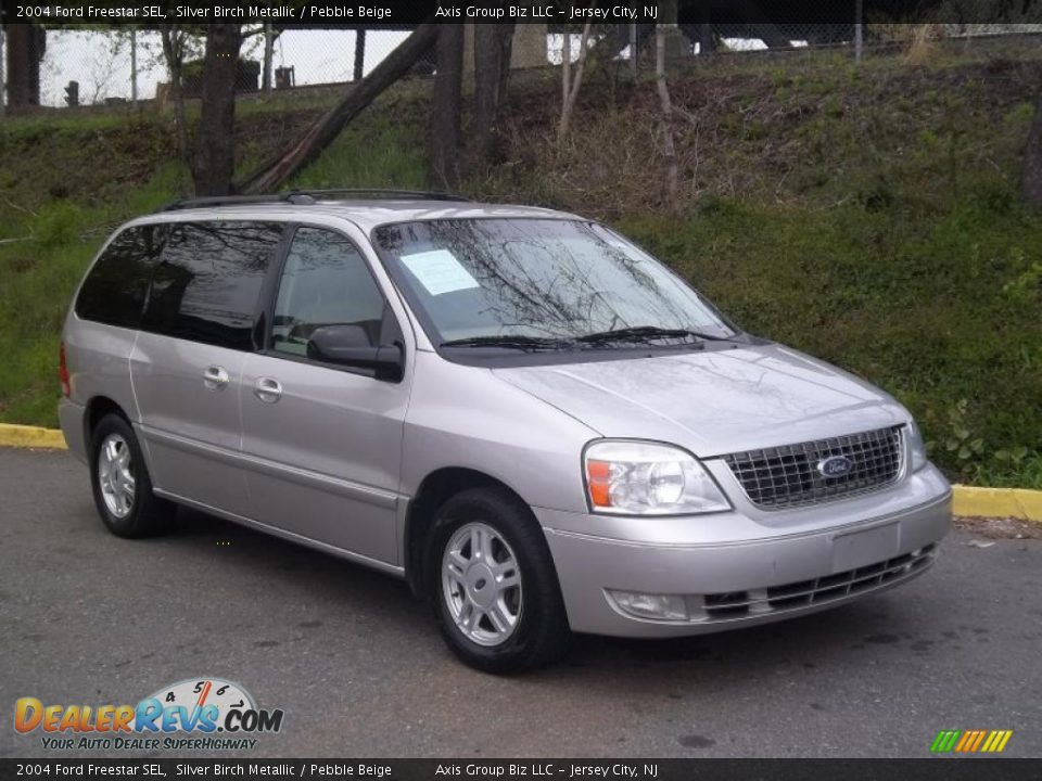 2004 Ford Freestar SEL Silver Birch Metallic / Pebble Beige Photo #6