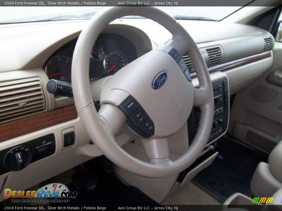 2004 Ford Freestar SEL Silver Birch Metallic / Pebble Beige Photo #10