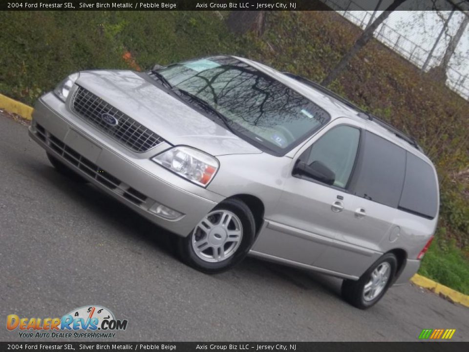 2004 Ford Freestar SEL Silver Birch Metallic / Pebble Beige Photo #32