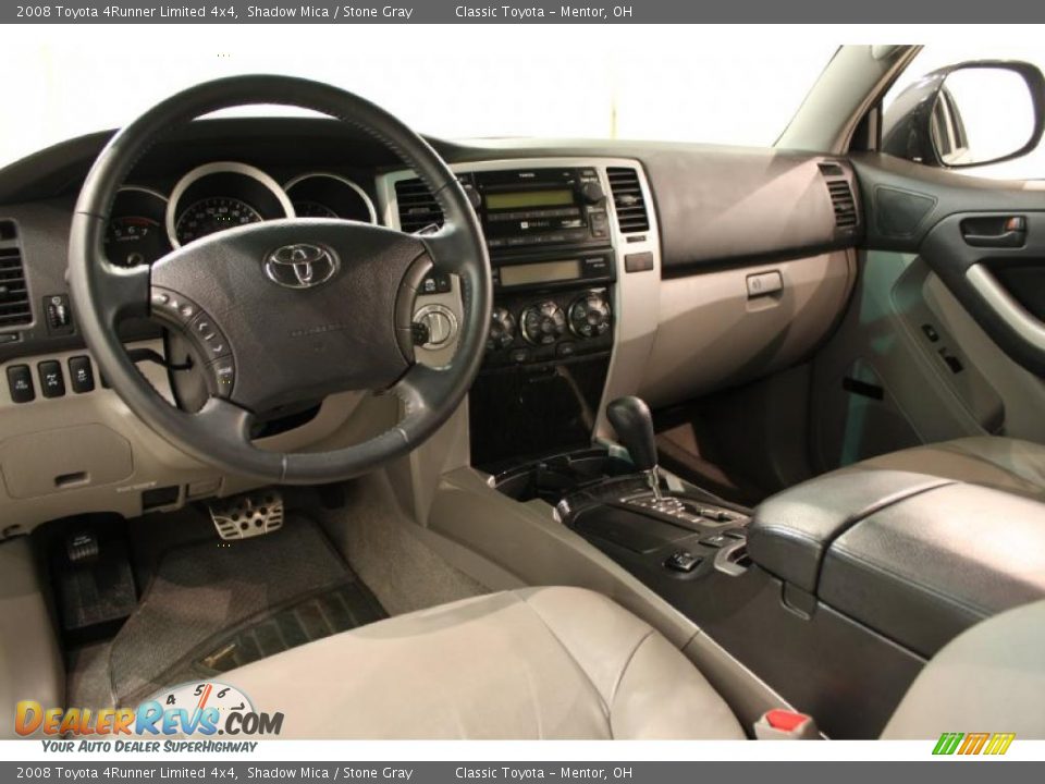 Stone Gray Interior - 2008 Toyota 4Runner Limited 4x4 Photo #10