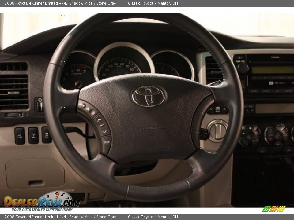 2008 Toyota 4Runner Limited 4x4 Shadow Mica / Stone Gray Photo #11