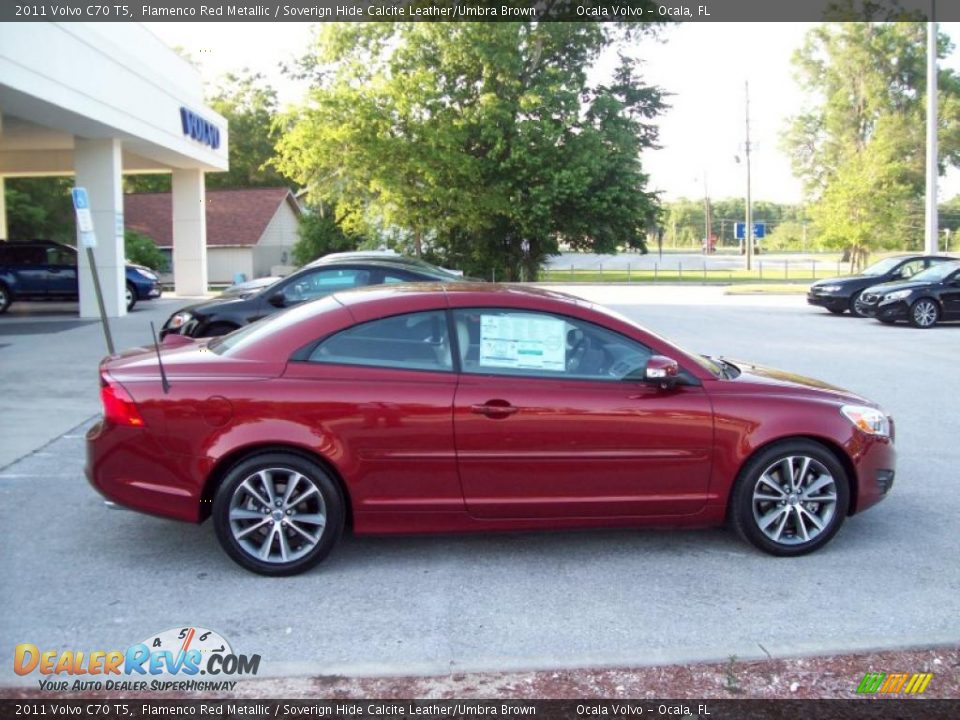 Flamenco Red Metallic 2011 Volvo C70 T5 Photo #9