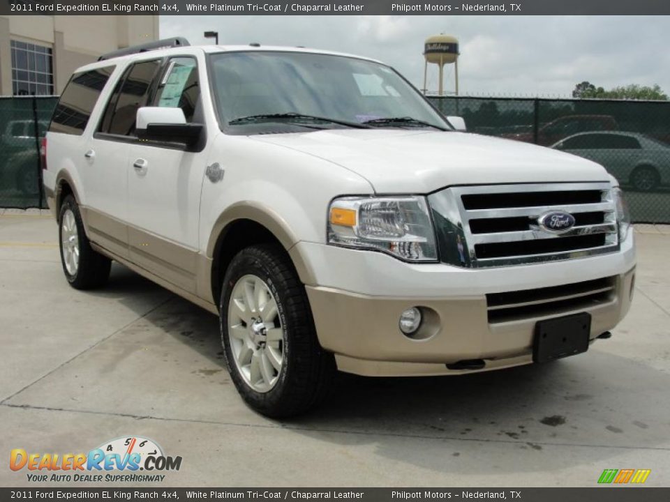 Front 3/4 View of 2011 Ford Expedition EL King Ranch 4x4 Photo #1