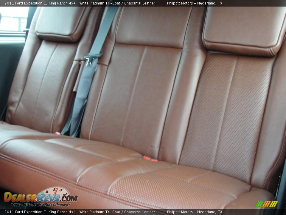 Chaparral Leather Interior - 2011 Ford Expedition EL King Ranch 4x4 Photo #28