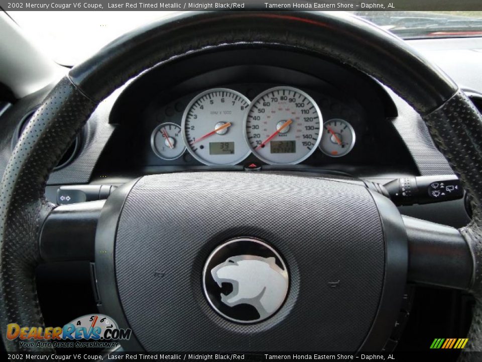 2002 Mercury Cougar V6 Coupe Steering Wheel Photo #17