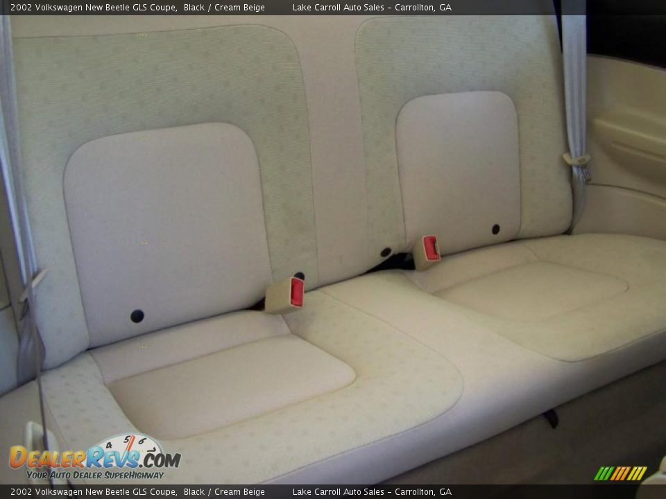 2002 Volkswagen New Beetle GLS Coupe Black / Cream Beige Photo #7