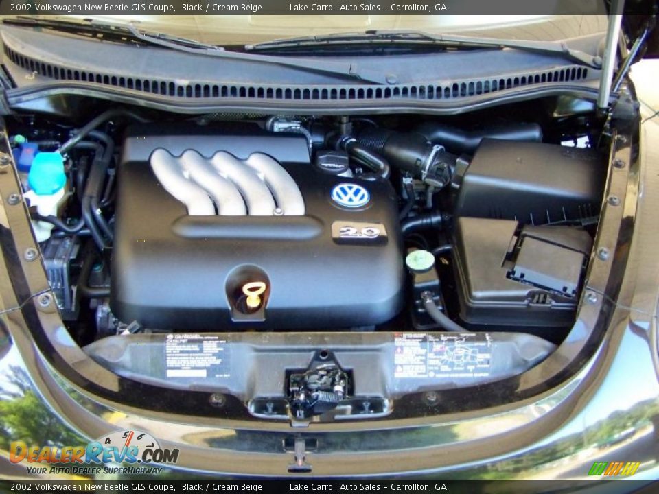 2002 Volkswagen New Beetle GLS Coupe 2.0 Liter SOHC 8V 4 Cylinder Engine Photo #32