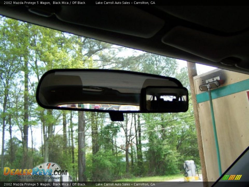2002 Mazda Protege 5 Wagon Black Mica / Off Black Photo #22
