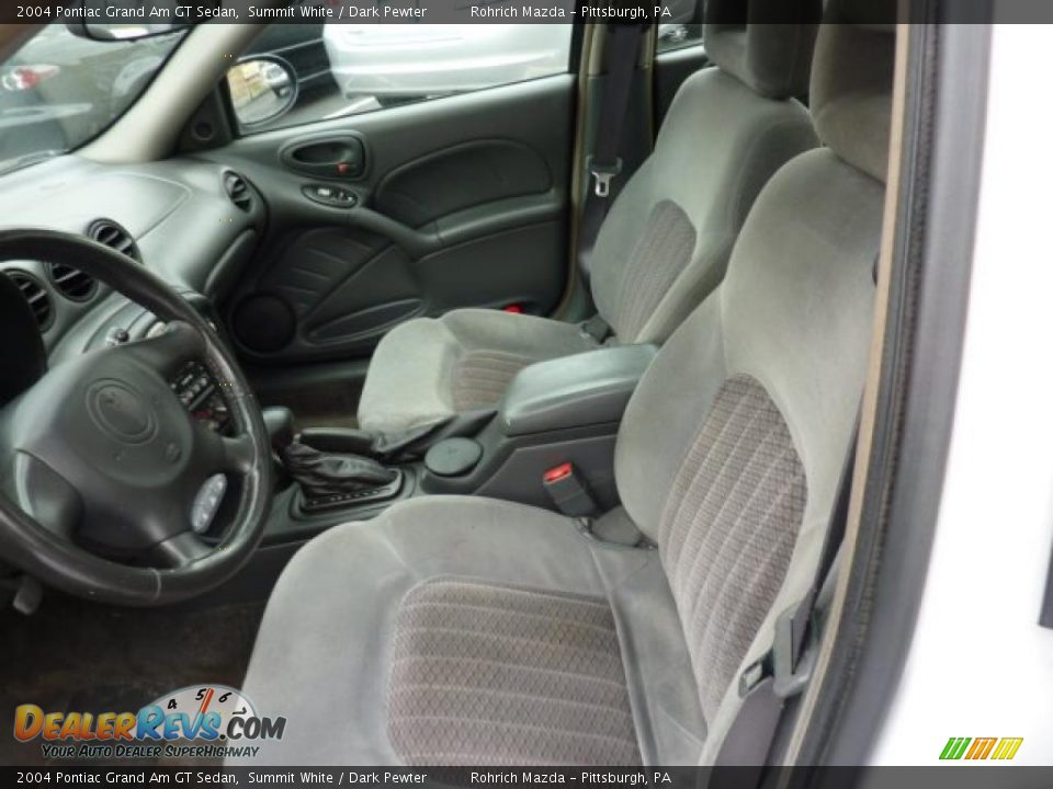 2004 Pontiac Grand Am GT Sedan Summit White / Dark Pewter Photo #7