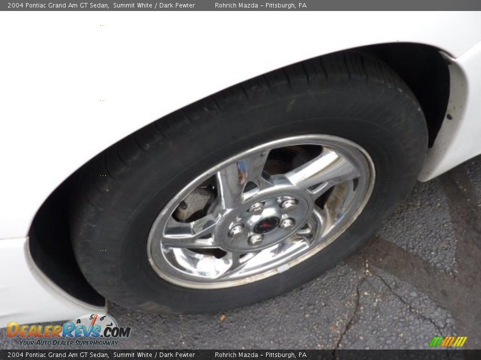 2004 Pontiac Grand Am GT Sedan Summit White / Dark Pewter Photo #12