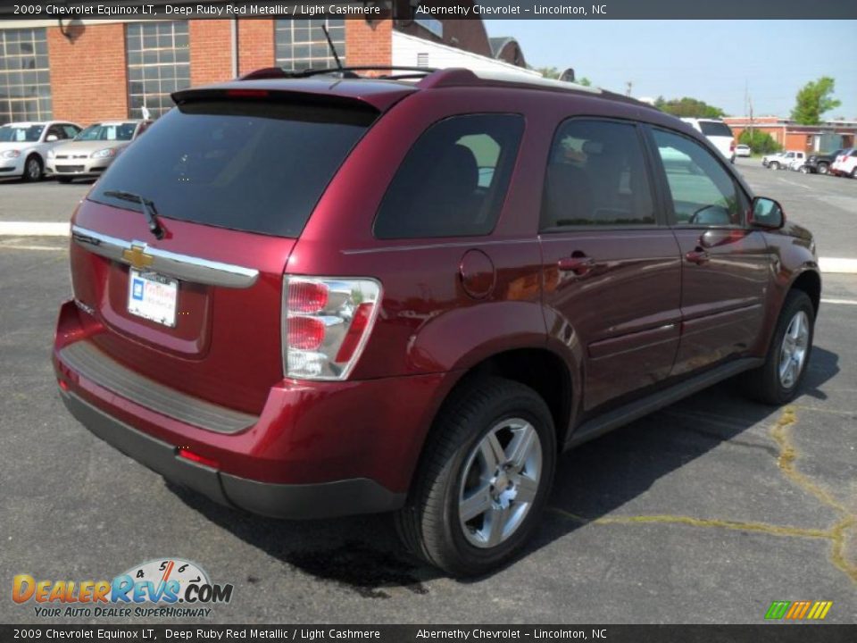 2009 Chevrolet Equinox LT Deep Ruby Red Metallic / Light Cashmere Photo #4