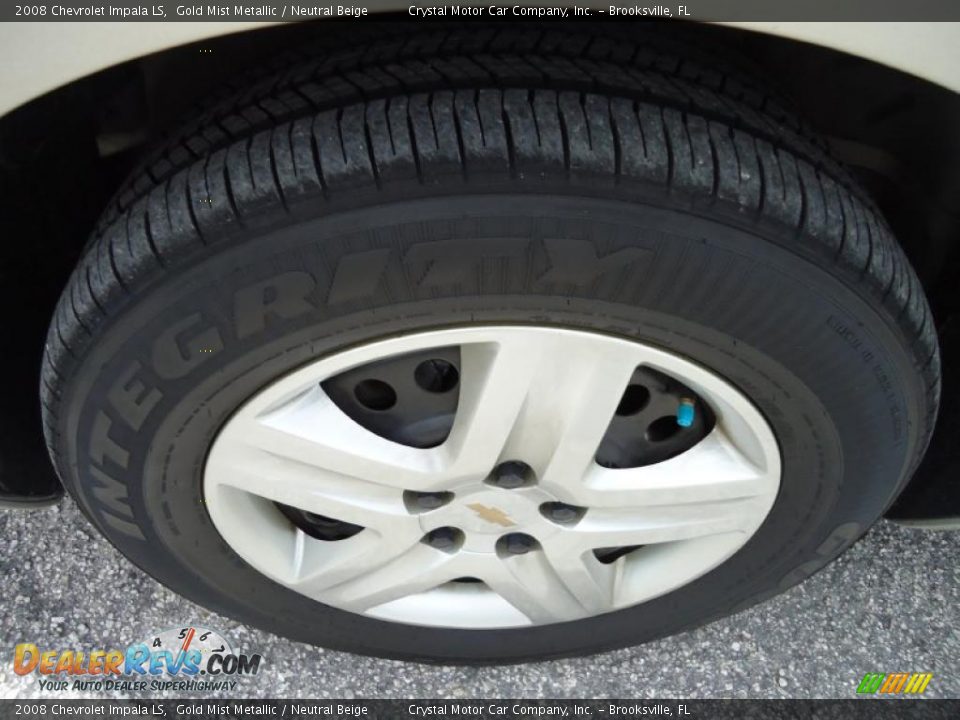 2008 Chevrolet Impala LS Gold Mist Metallic / Neutral Beige Photo #24