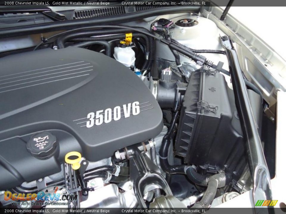 2008 Chevrolet Impala LS Gold Mist Metallic / Neutral Beige Photo #27