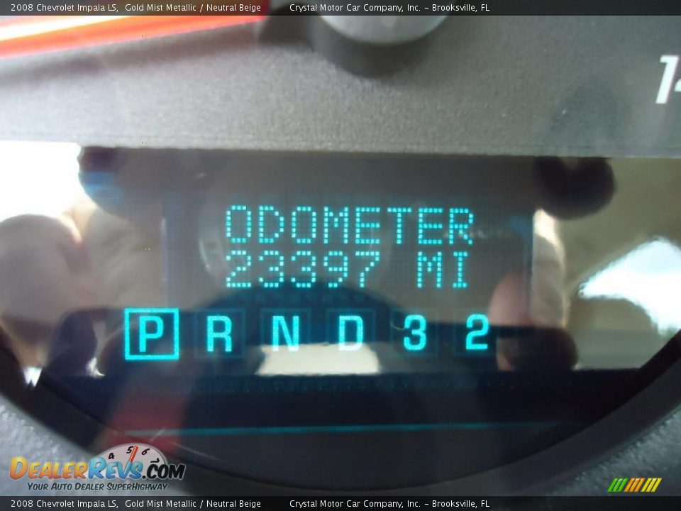 2008 Chevrolet Impala LS Gold Mist Metallic / Neutral Beige Photo #31