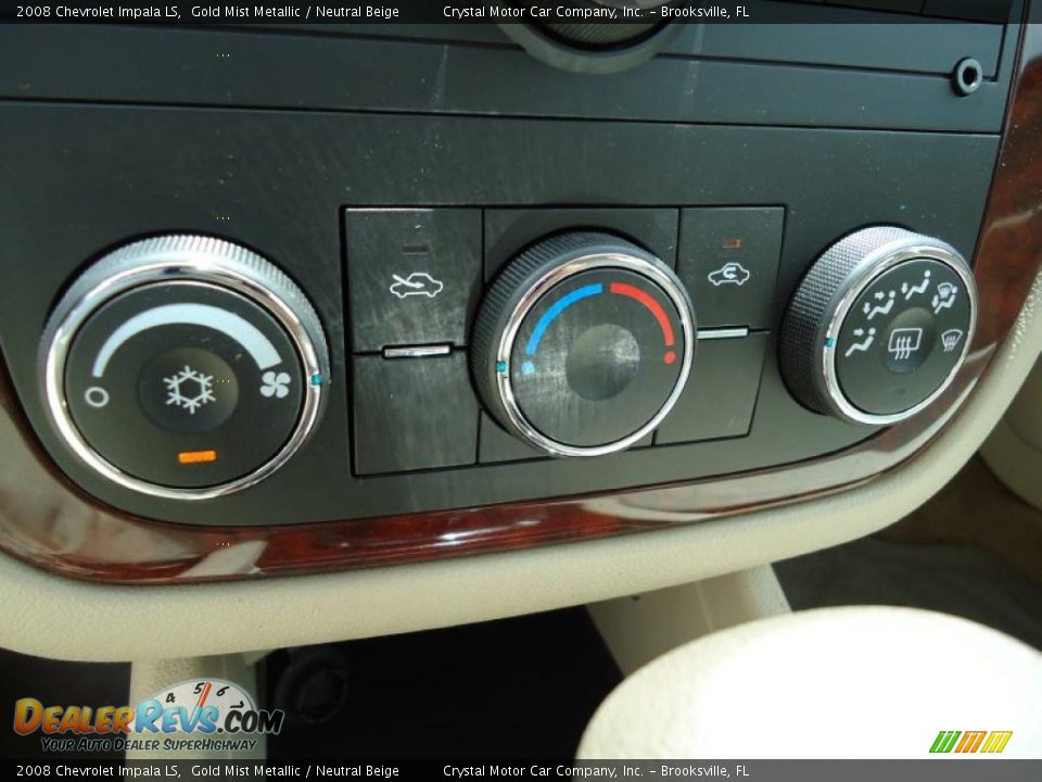 2008 Chevrolet Impala LS Gold Mist Metallic / Neutral Beige Photo #34