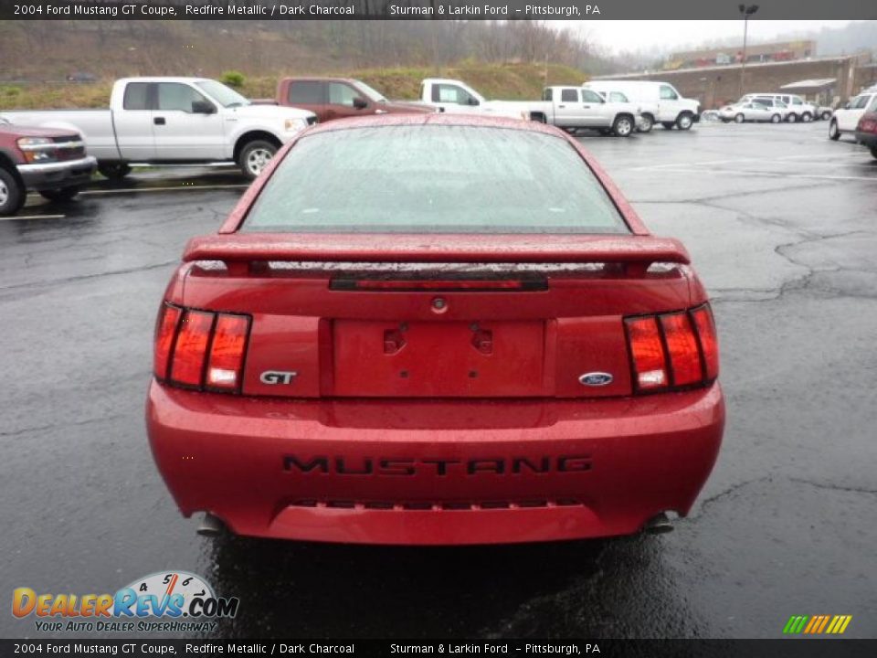 2004 Ford Mustang GT Coupe Redfire Metallic / Dark Charcoal Photo #3