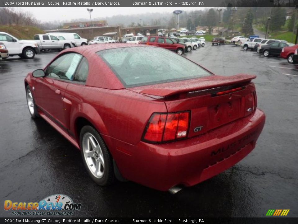 2004 Ford Mustang GT Coupe Redfire Metallic / Dark Charcoal Photo #4