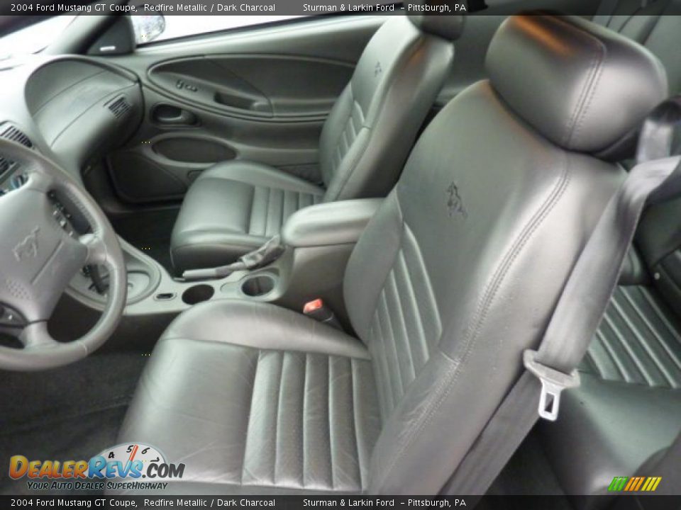 Dark Charcoal Interior 2004 Ford Mustang Gt Coupe Photo 8