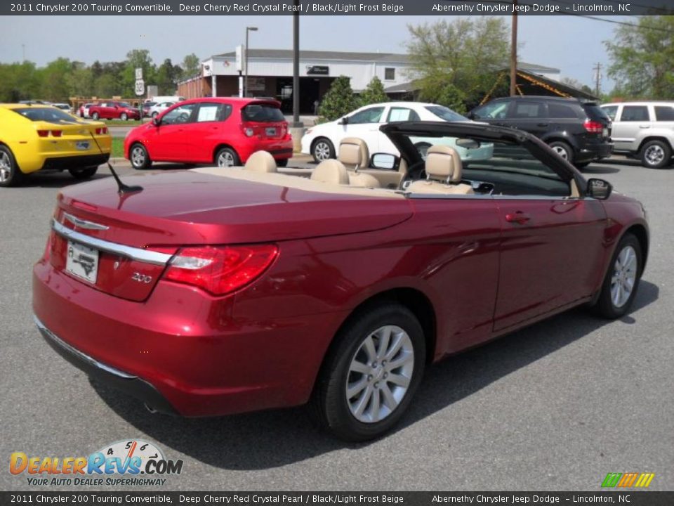 Deep Cherry Red Crystal Pearl 2011 Chrysler 200 Touring Convertible Photo #16
