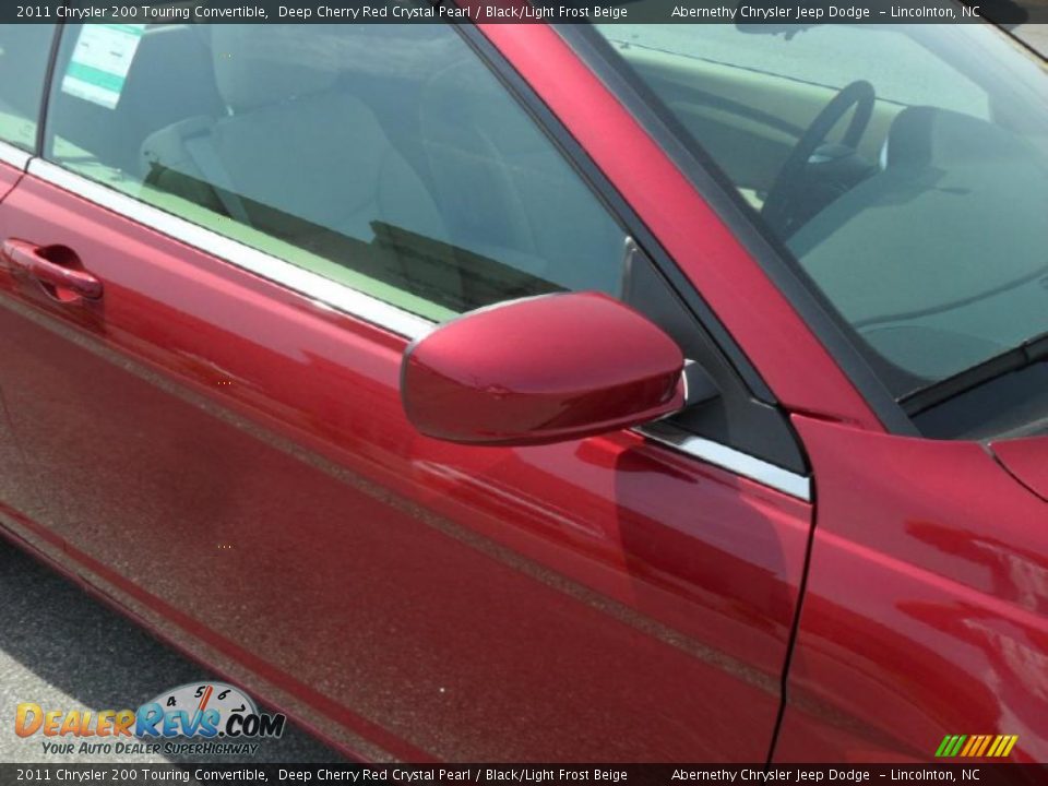 2011 Chrysler 200 Touring Convertible Deep Cherry Red Crystal Pearl / Black/Light Frost Beige Photo #23