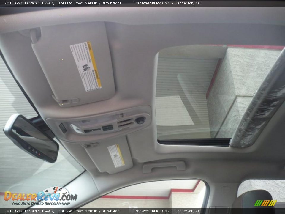 2011 GMC Terrain SLT AWD Espresso Brown Metallic / Brownstone Photo #8