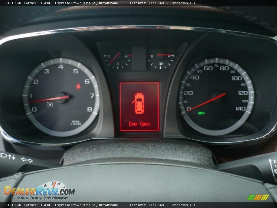 2011 GMC Terrain SLT AWD Espresso Brown Metallic / Brownstone Photo #9