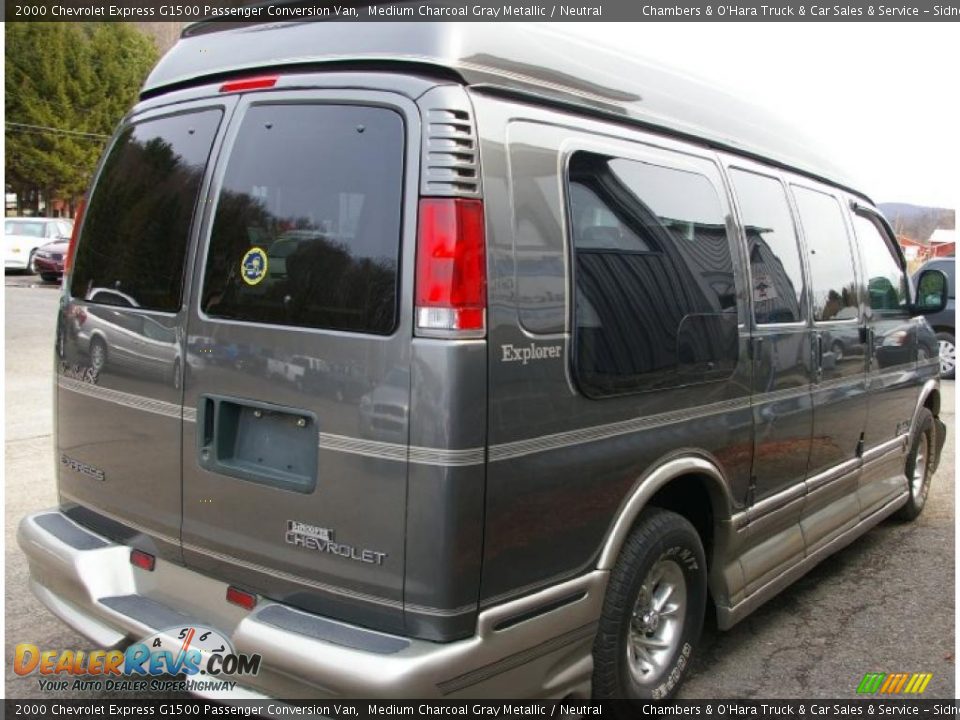 2000 Chevrolet Express G1500 Passenger Conversion Van Medium Charcoal Gray Metallic / Neutral Photo #18