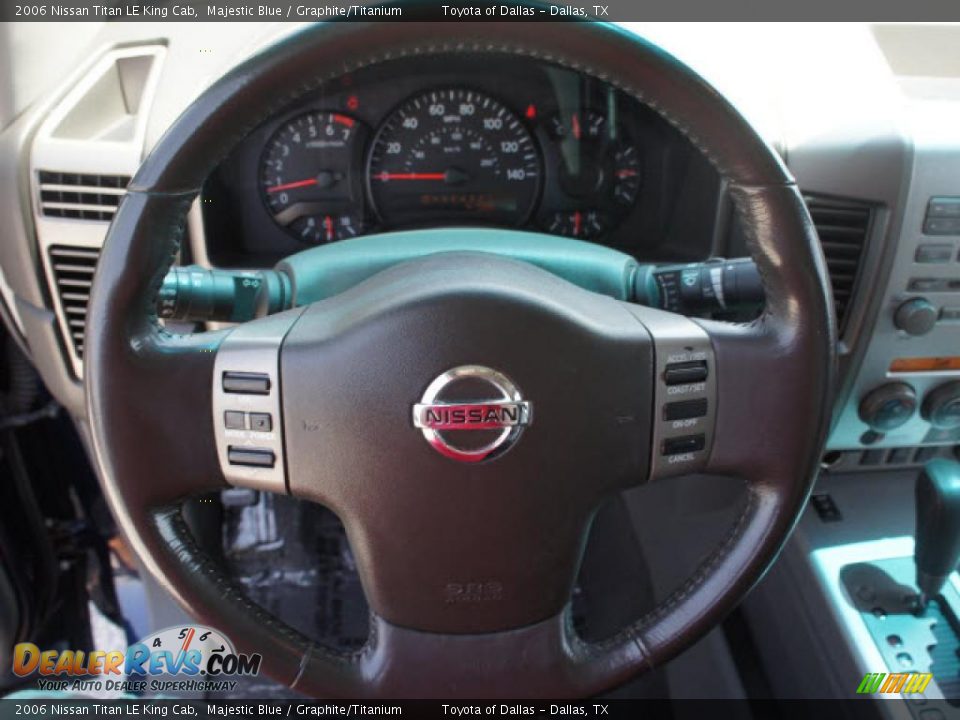 2006 Nissan Titan LE King Cab Steering Wheel Photo #14