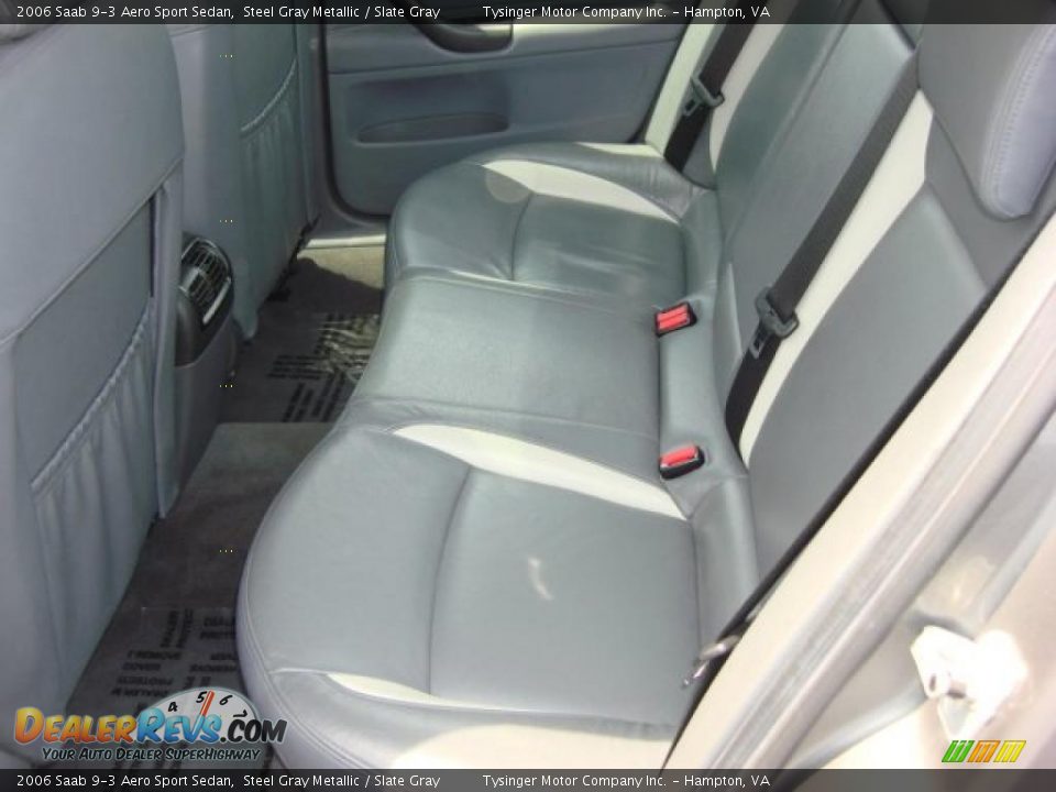 Slate Gray Interior - 2006 Saab 9-3 Aero Sport Sedan Photo #11