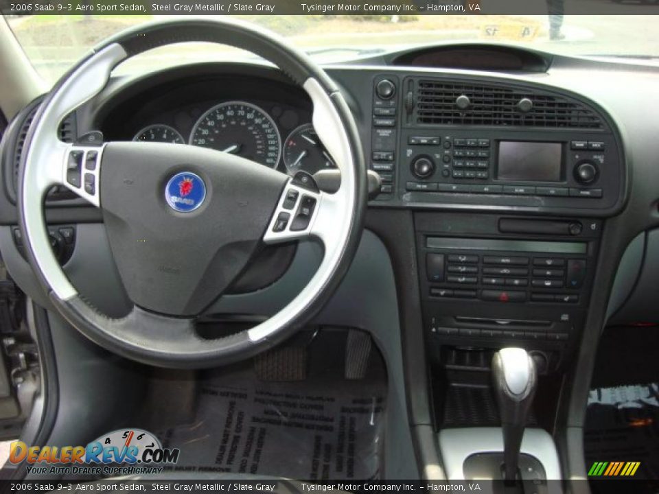 Dashboard of 2006 Saab 9-3 Aero Sport Sedan Photo #12