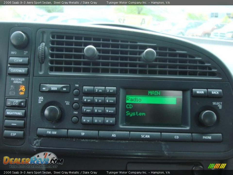 Controls of 2006 Saab 9-3 Aero Sport Sedan Photo #17