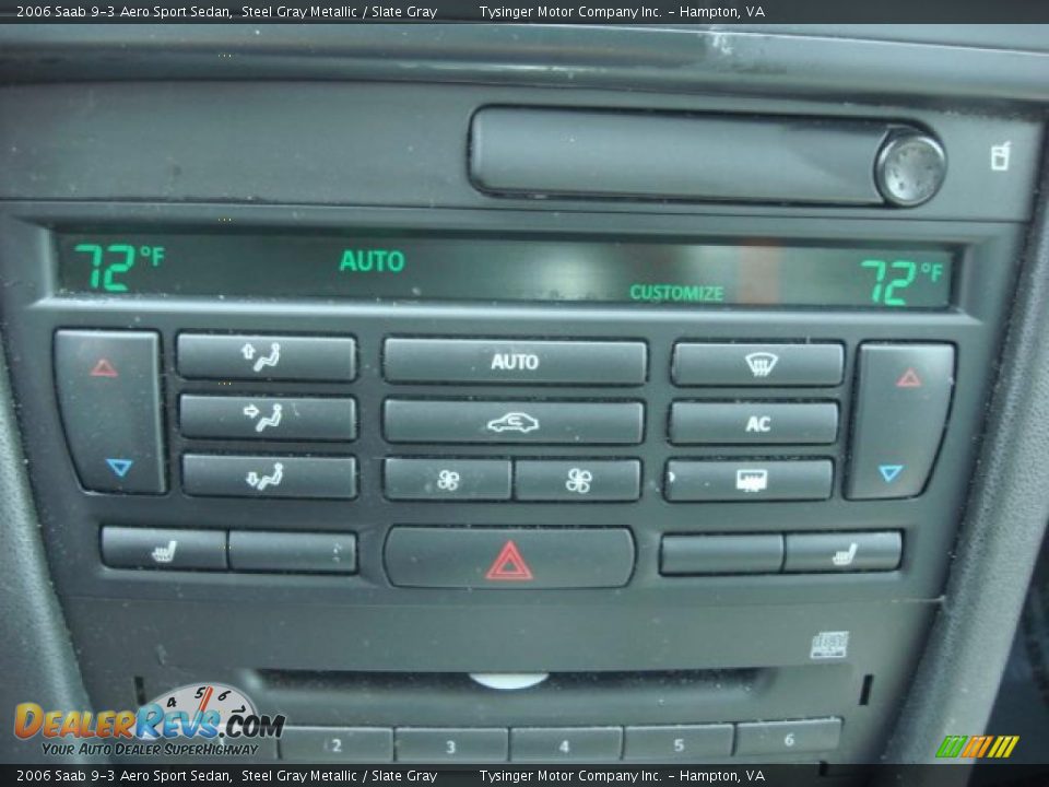 Controls of 2006 Saab 9-3 Aero Sport Sedan Photo #18