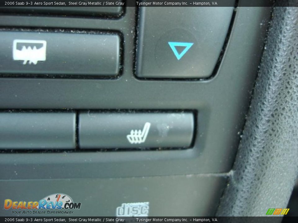 2006 Saab 9-3 Aero Sport Sedan Steel Gray Metallic / Slate Gray Photo #20