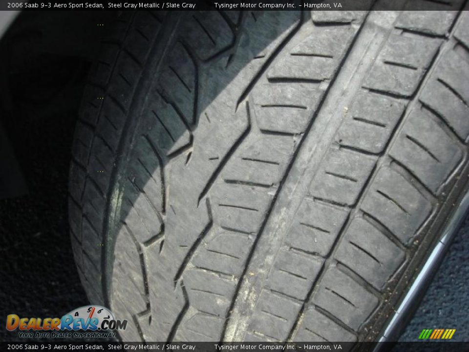 2006 Saab 9-3 Aero Sport Sedan Steel Gray Metallic / Slate Gray Photo #24