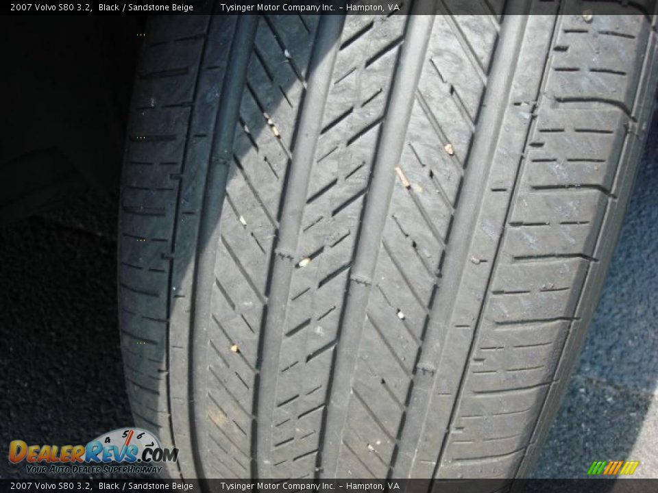 2007 Volvo S80 3.2 Black / Sandstone Beige Photo #23