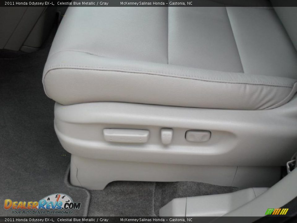 2011 Honda Odyssey EX-L Celestial Blue Metallic / Gray Photo #8