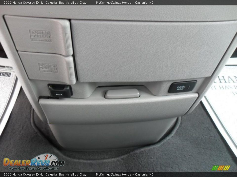 2011 Honda Odyssey EX-L Celestial Blue Metallic / Gray Photo #13