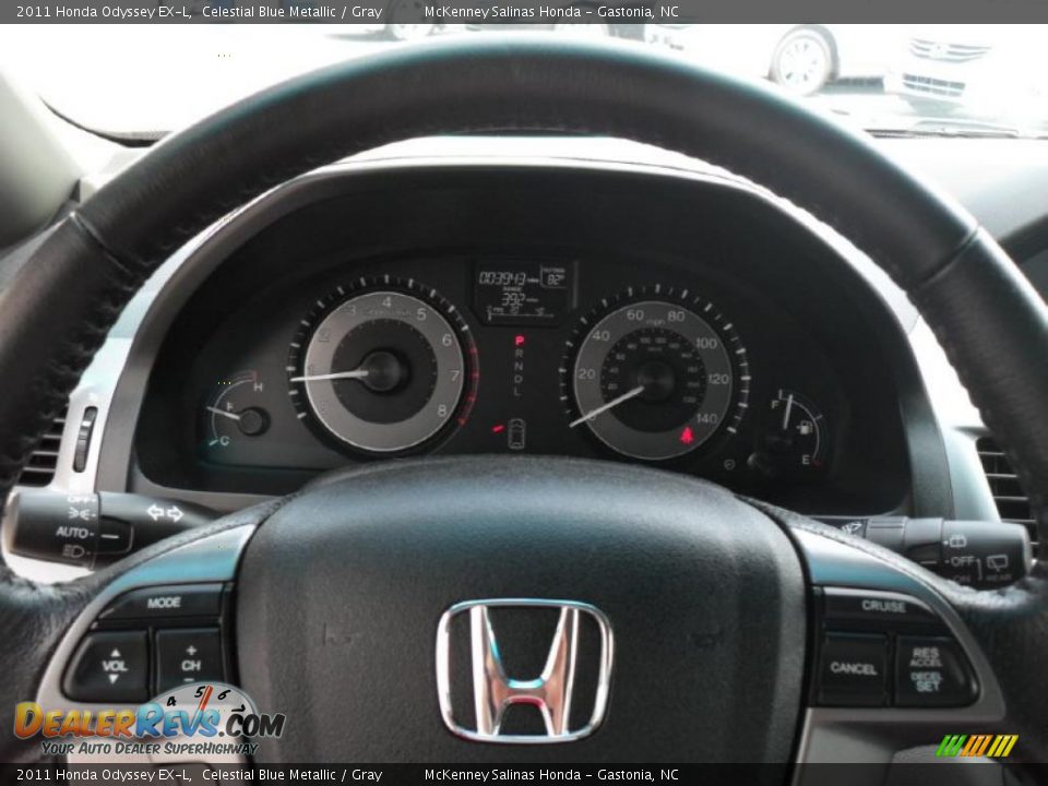 2011 Honda Odyssey EX-L Celestial Blue Metallic / Gray Photo #14