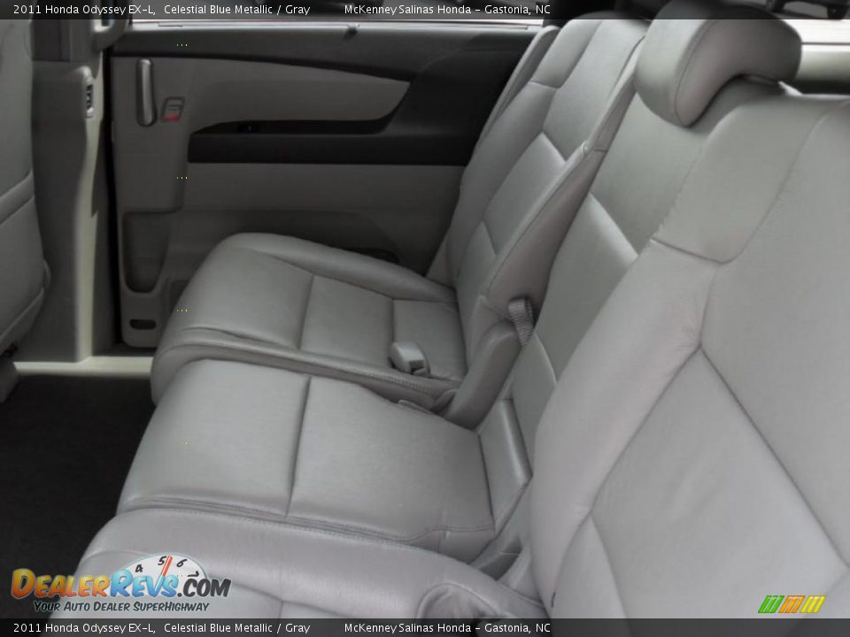 2011 Honda Odyssey EX-L Celestial Blue Metallic / Gray Photo #16