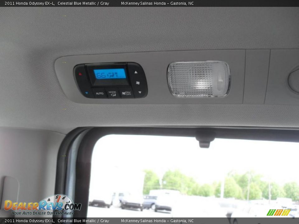 2011 Honda Odyssey EX-L Celestial Blue Metallic / Gray Photo #17