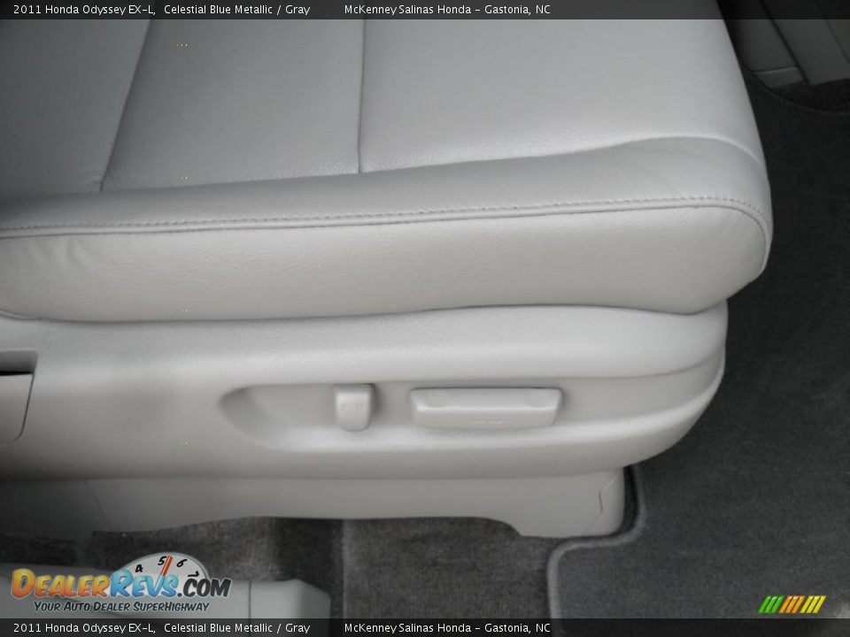 2011 Honda Odyssey EX-L Celestial Blue Metallic / Gray Photo #24